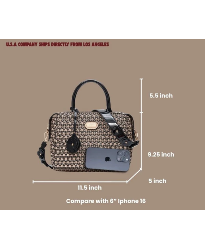 Brangio Italy Galaxy Stars Clover Stars Designer Tote Bag