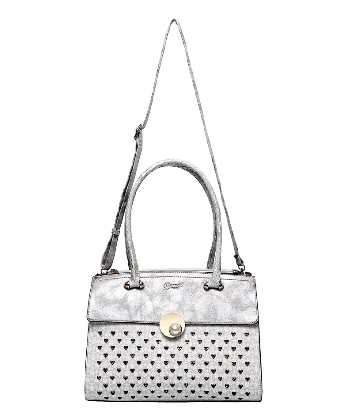 Brangio Silver Elegance Heart Tote