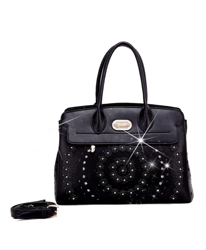 Brangio Italy 3D Flower Tote Bag – Designer Shoulder Handbag