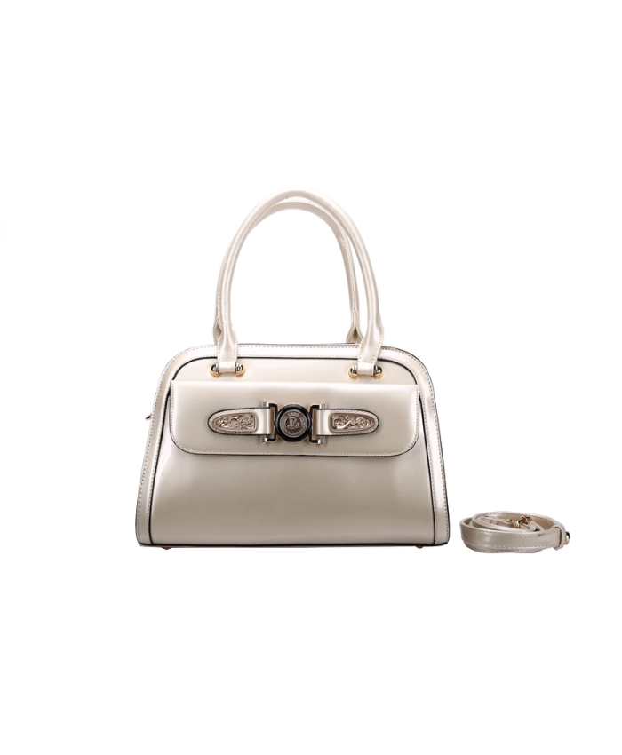 Brangio Italy Elegant Satchel Designer Top Handle Purse