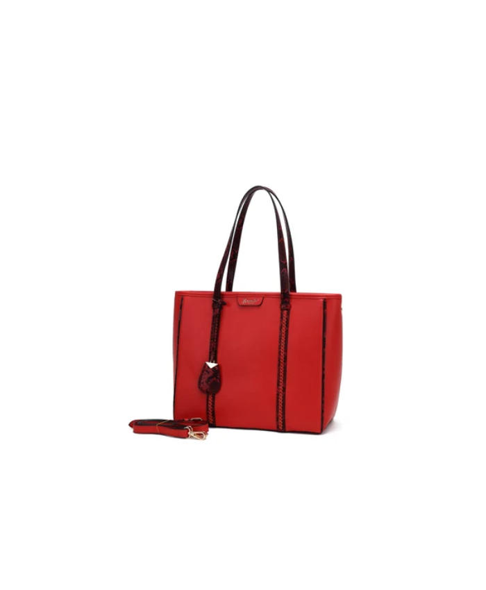 Brangio Italy Designer Structured Tote Handbag