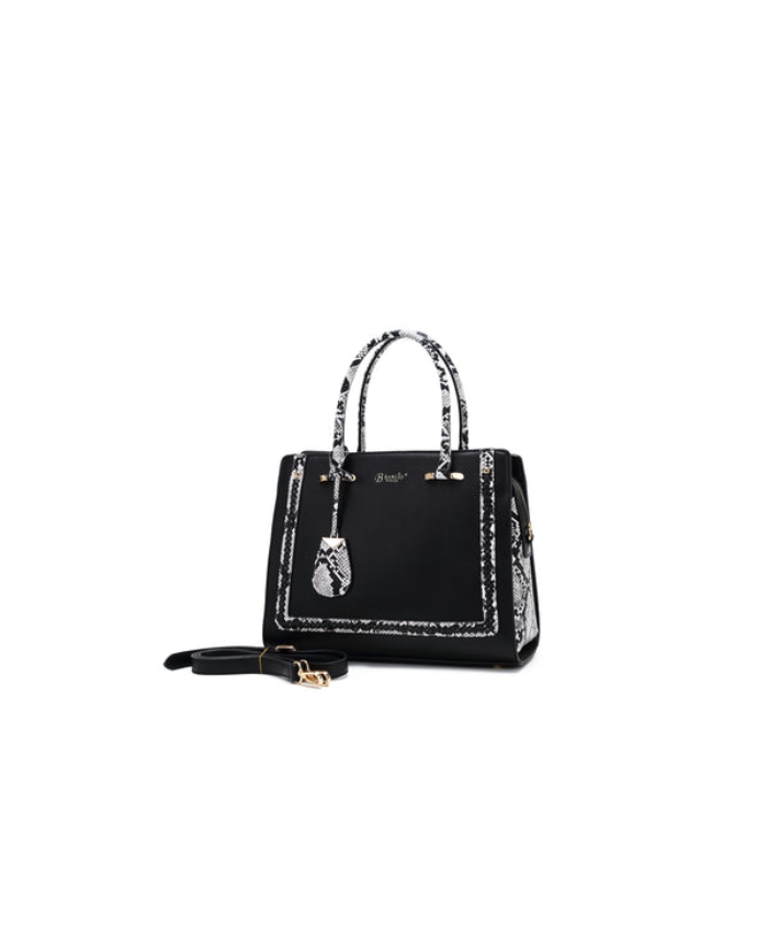 Brangio Italy Satchel Designer Structured Tote Handbag