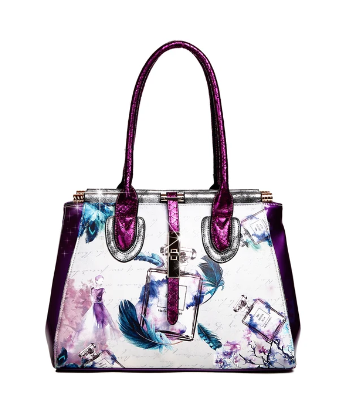 Arosa Artistic Hummingbird-Inspired Designer Handbag