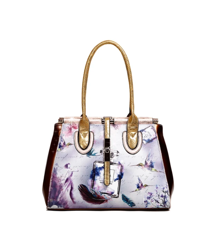 Arosa Artistic Hummingbird-Inspired Designer Handbag