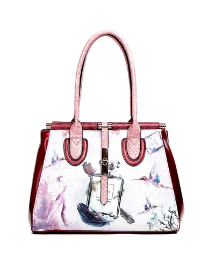 Arosa Artistic Hummingbird-Inspired Designer Handbag