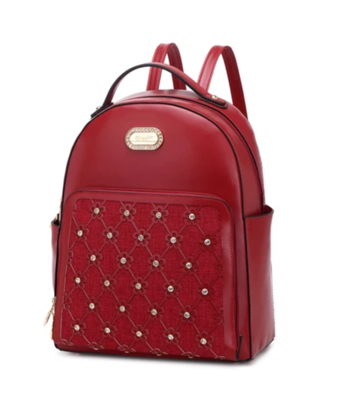 Brangio Italy Elegant Wildflower Blossom Backpack