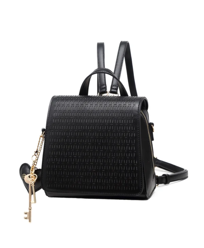 Brangio Heart Key Mini Backpack & Handbag