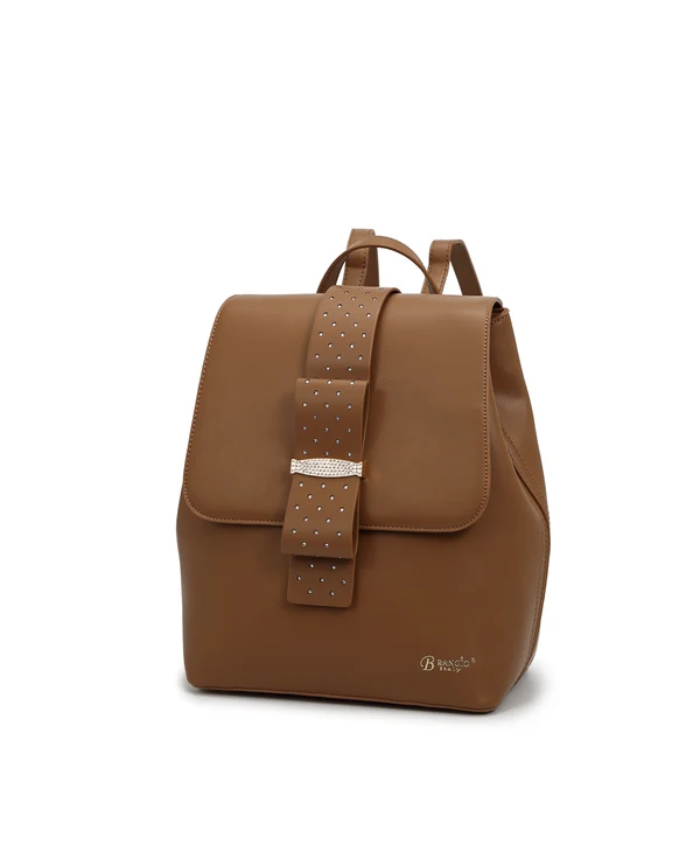 Brangio Italy Glamorous Scarlet Bow Ribbon Romance Backpack