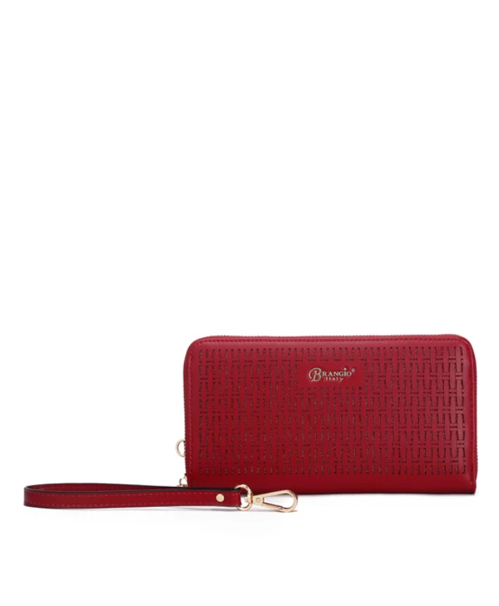 Brangio Italy Elegant Zippered Wristle Wallet
