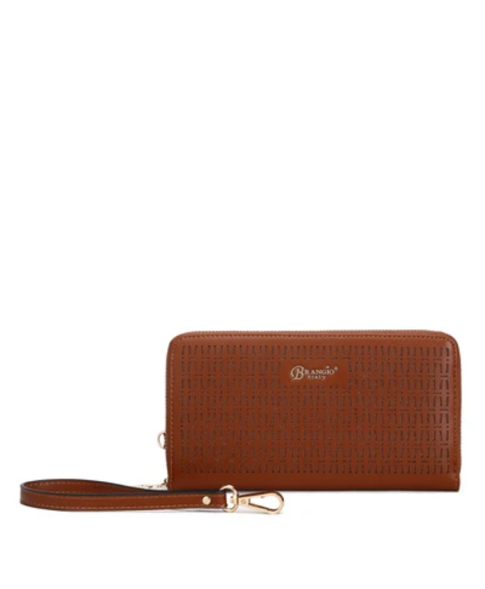 Brangio Italy Elegant Zippered Wristle Wallet