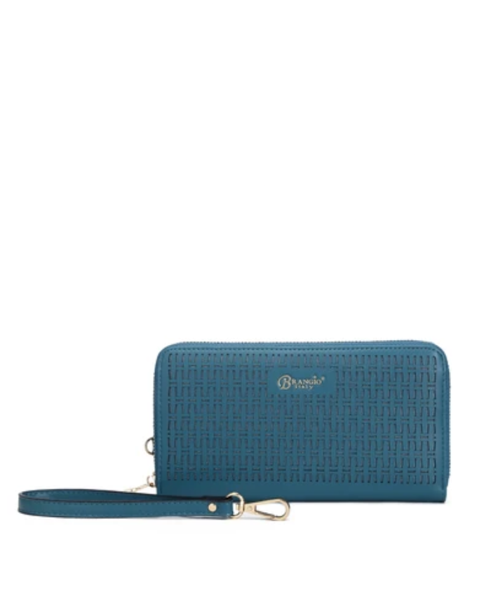 Brangio Italy Elegant Zippered Wristle Wallet