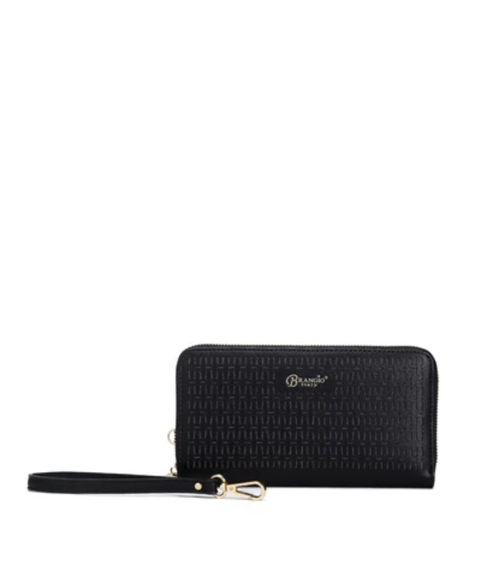 Brangio Italy Elegant Zippered Wristle Wallet
