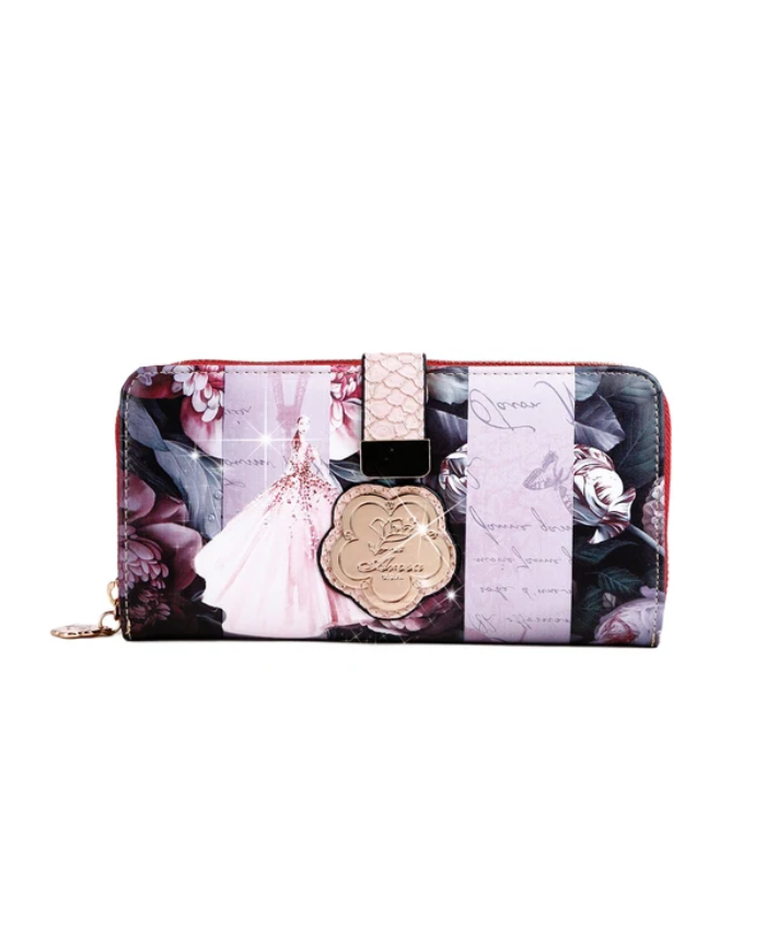 =Arosa Elegant Floral Designer Wallet