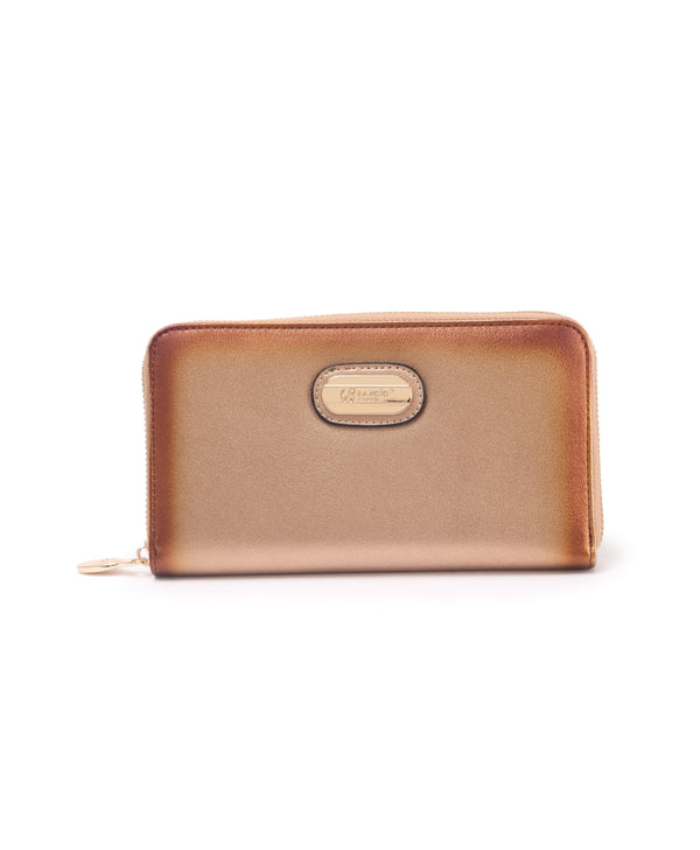 Brangio Italy Elegant Ombre Zippered Around Wallet