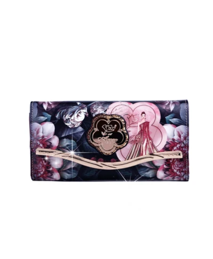 Arosa Vintage Floral Tri-fold Wallet