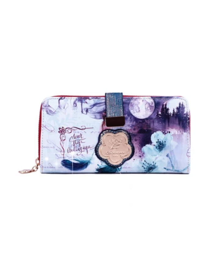 Arosa Enchanted Dream Floral Bi-fold Wallet