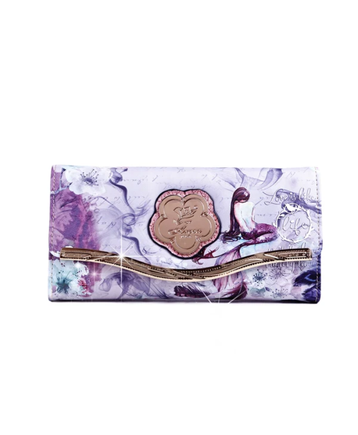 Arosa Mystical Mermaid Tri-fold Wallet