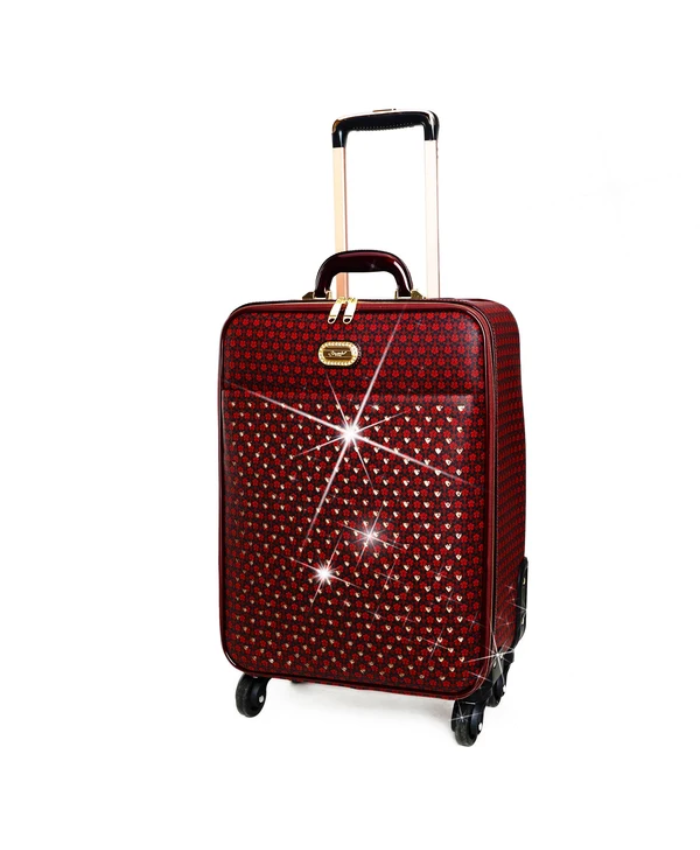 Brangio Italy Daisy Bloom Spinner Wheeled Carry-On Luggage