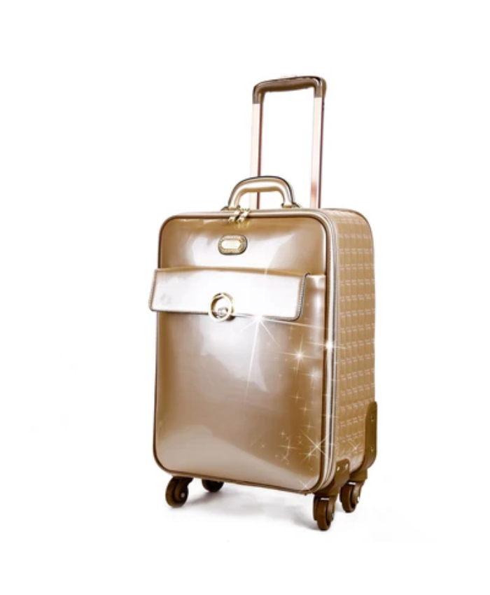 Brangio Italy Luxury Carry-On Luggage – Rolling Suitcase