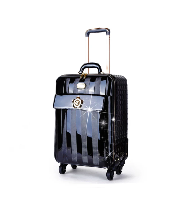 Brangio Italy Luxury Patent Leather Carry-On Luggage