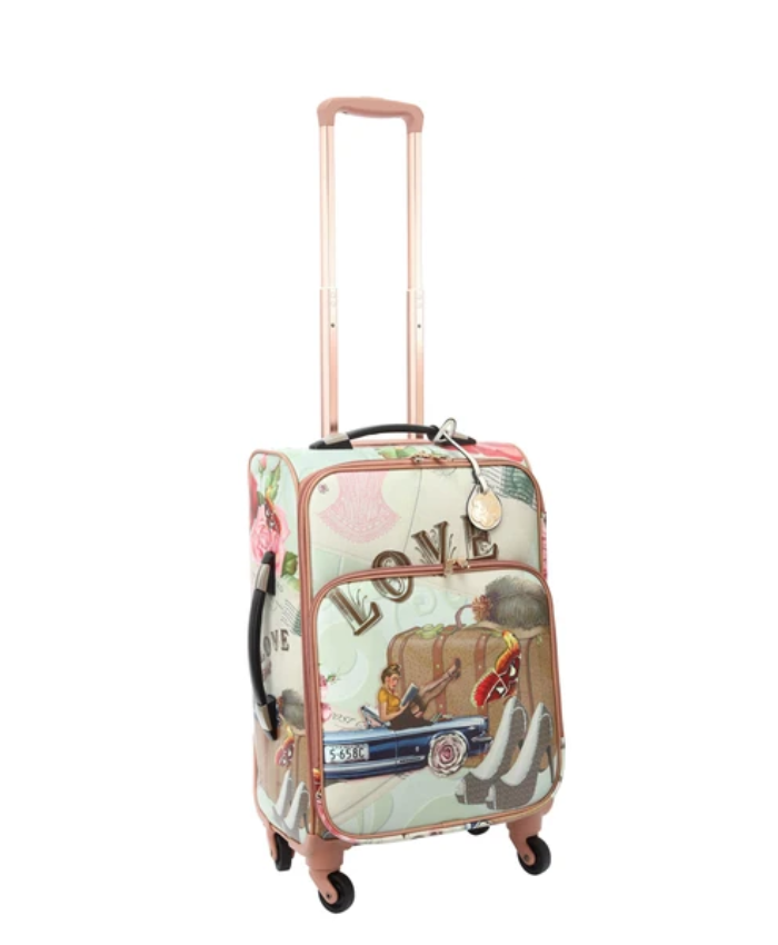 Arosa Love In Bloom Spinner Wheeled Carry-On Luggage