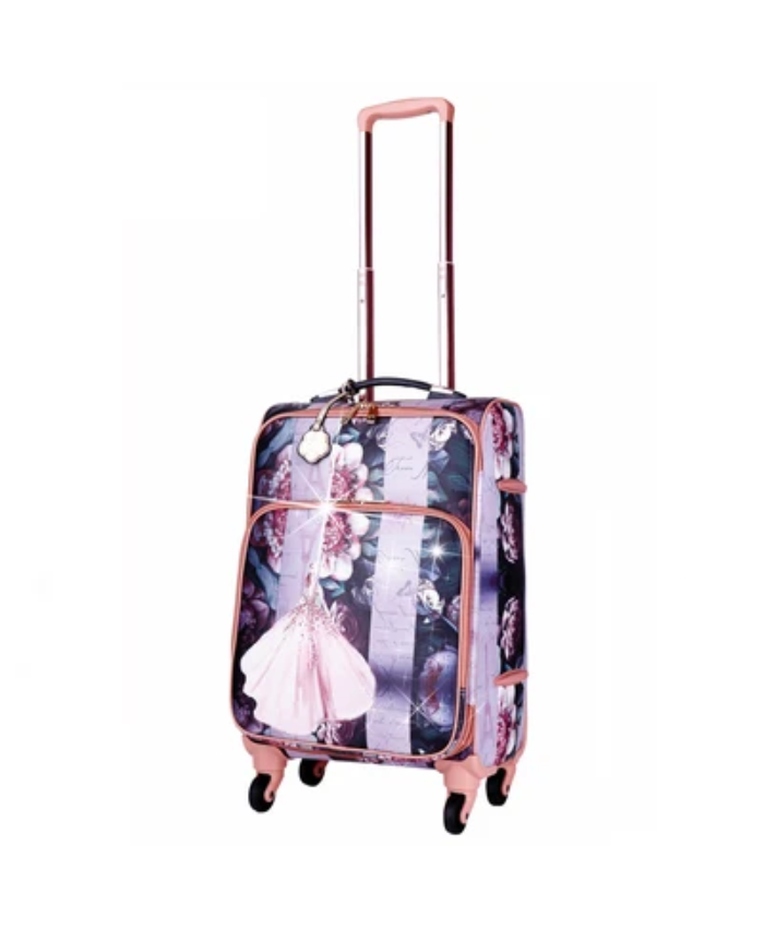 Arosa Glamorous Rose Blossom Spinner Wheeled Luggage