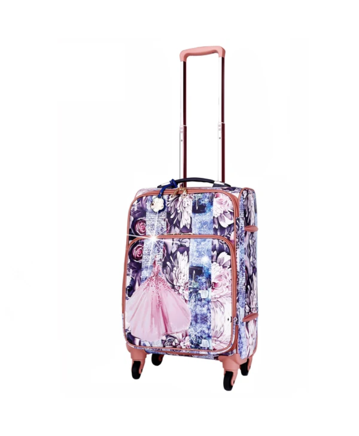 Arosa Glamorous Rose Blossom Spinner Wheeled Luggage
