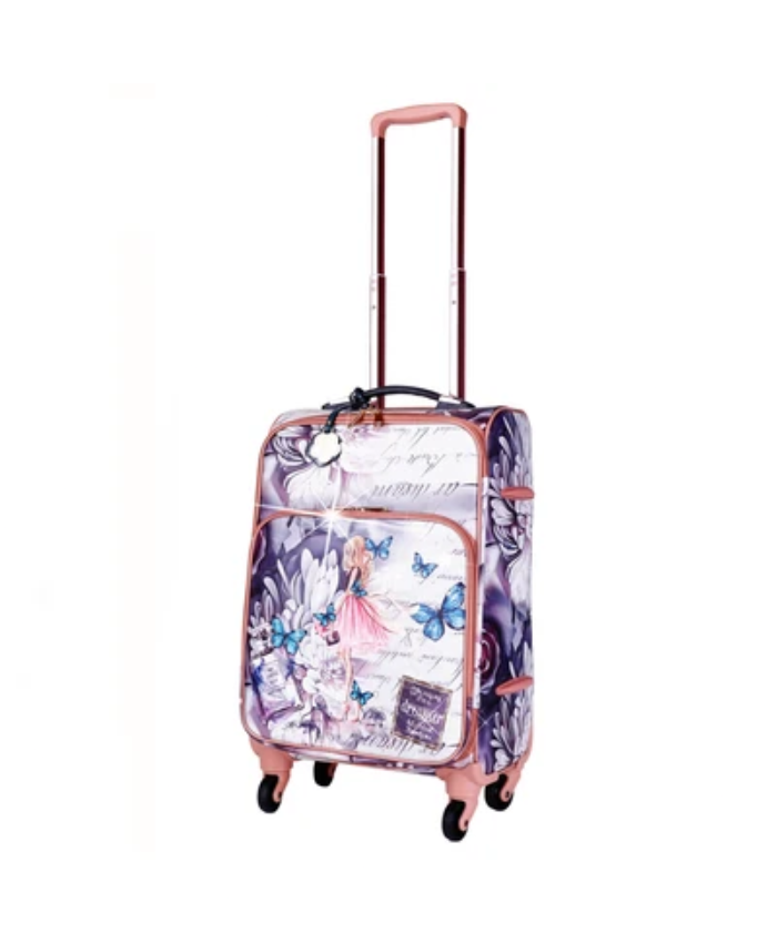 Arosa Dreamer Floral & Butterfly Spinner Carry-on Luggage
