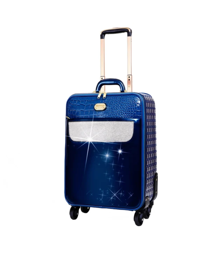 Brangio Italy Dazzle Shine Spinner Wheeled Carry-On Luggage