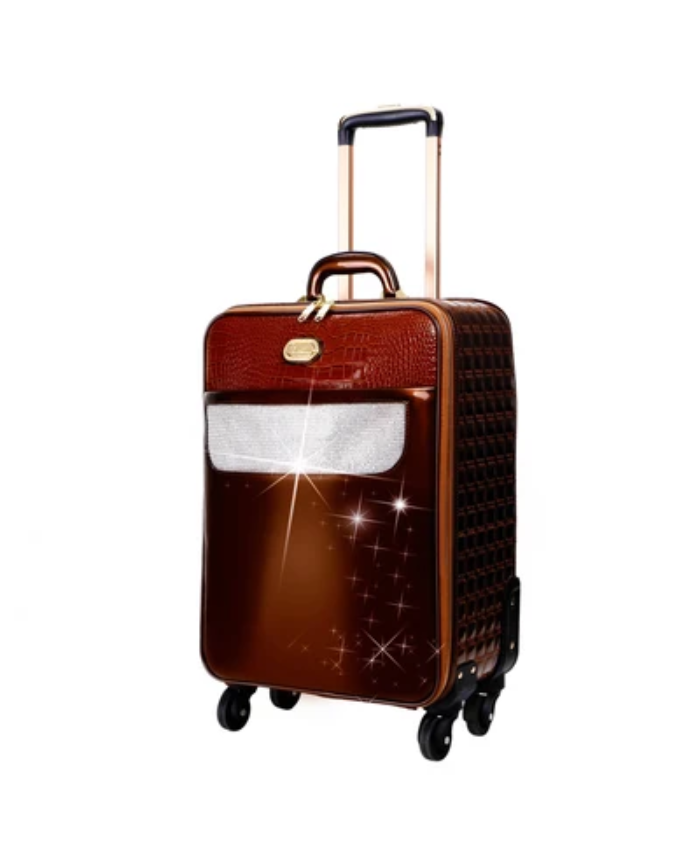 Brangio Italy Dazzle Shine Spinner Wheeled Carry-On Luggage