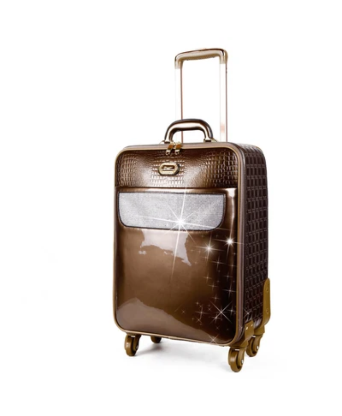 Brangio Italy Dazzle Shine Spinner Wheeled Carry-On Luggage