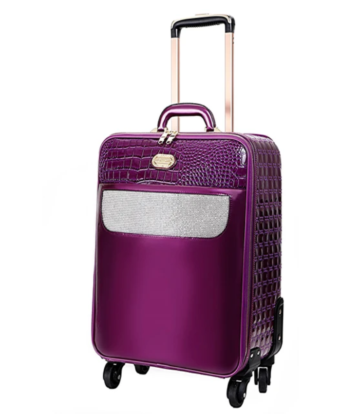 Brangio Italy Dazzle Shine Spinner Wheeled Carry-On Luggage