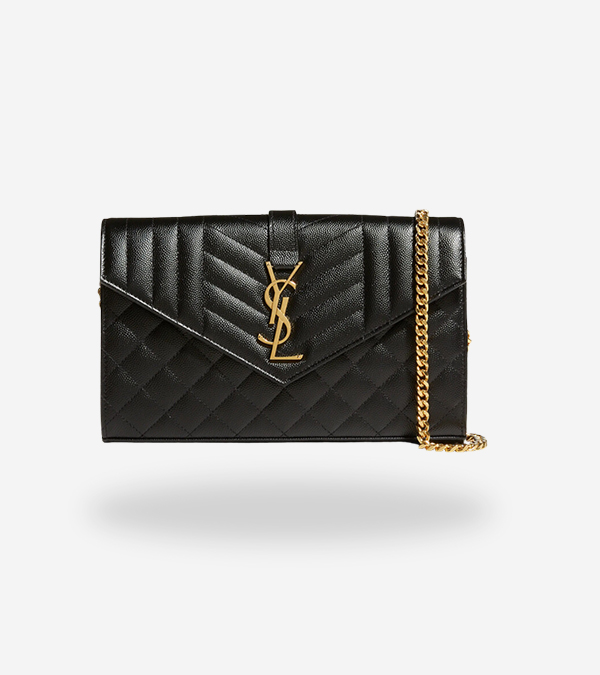 YSL Tri-Quilted
                                        Wallet on Chain