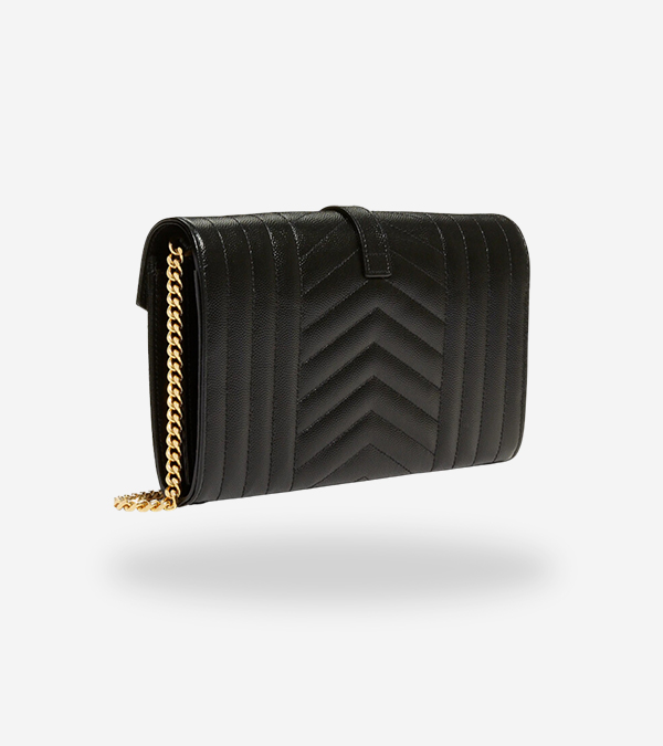 YSL Tri-Quilted
                                        Wallet on Chain