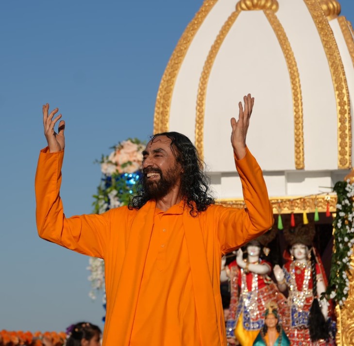 Jubilant Rath Yatra Bhakti Kirtan Retreat 2024 | Radha Krishna Temple of Dallas | Swami Mukundananda